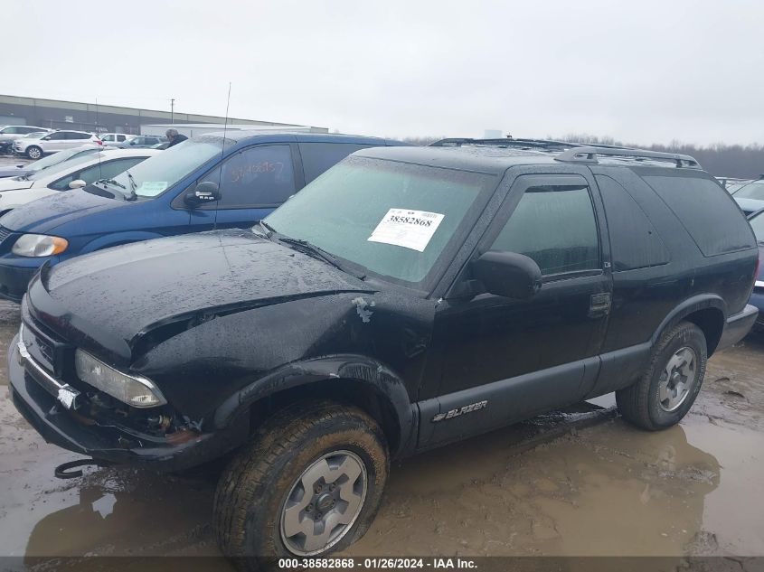 1998 Chevrolet Blazer VIN: 1GNCT18W8WK164250 Lot: 38582868