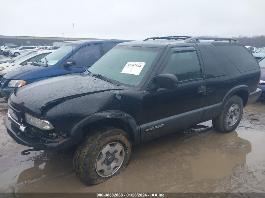 1998 Chevrolet Blazer VIN: 1GNCT18W8WK164250 Lot: 38582868