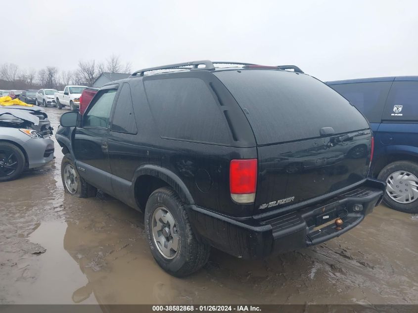 1998 Chevrolet Blazer VIN: 1GNCT18W8WK164250 Lot: 38582868