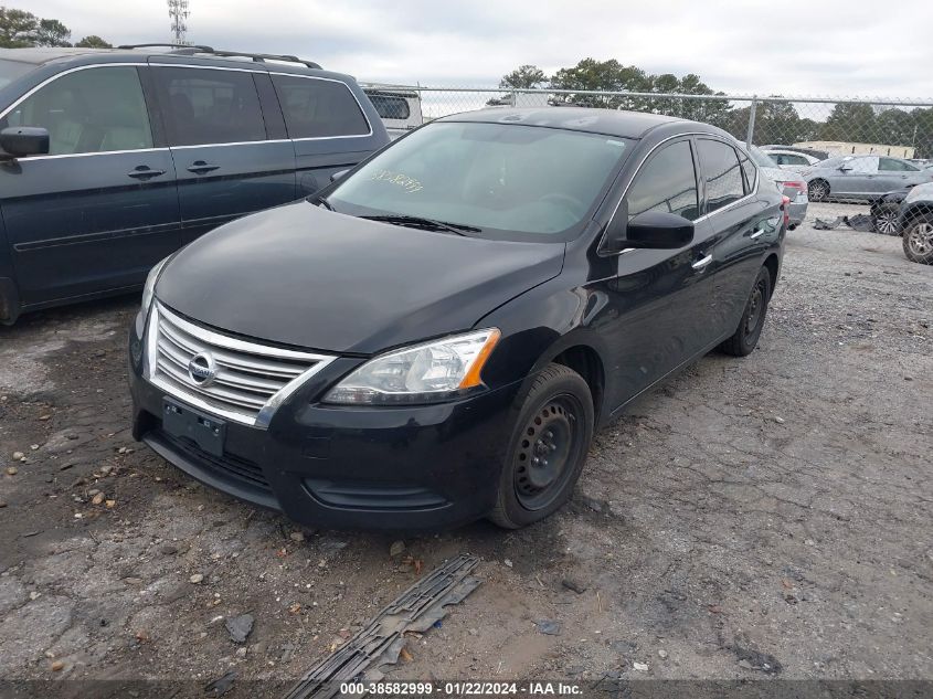 2015 Nissan Sentra S VIN: 3N1AB7AP0FY285254 Lot: 38582999