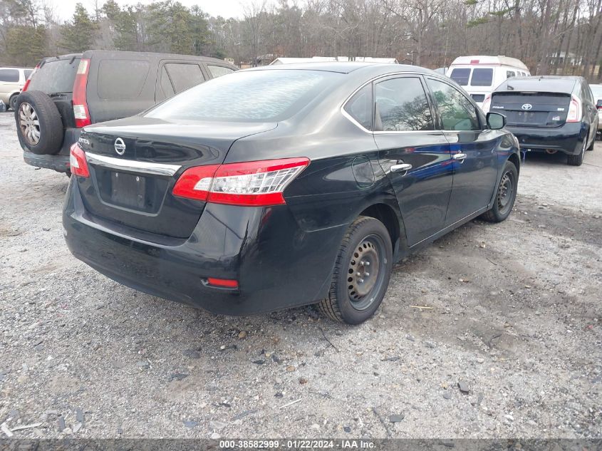 2015 Nissan Sentra S VIN: 3N1AB7AP0FY285254 Lot: 38582999