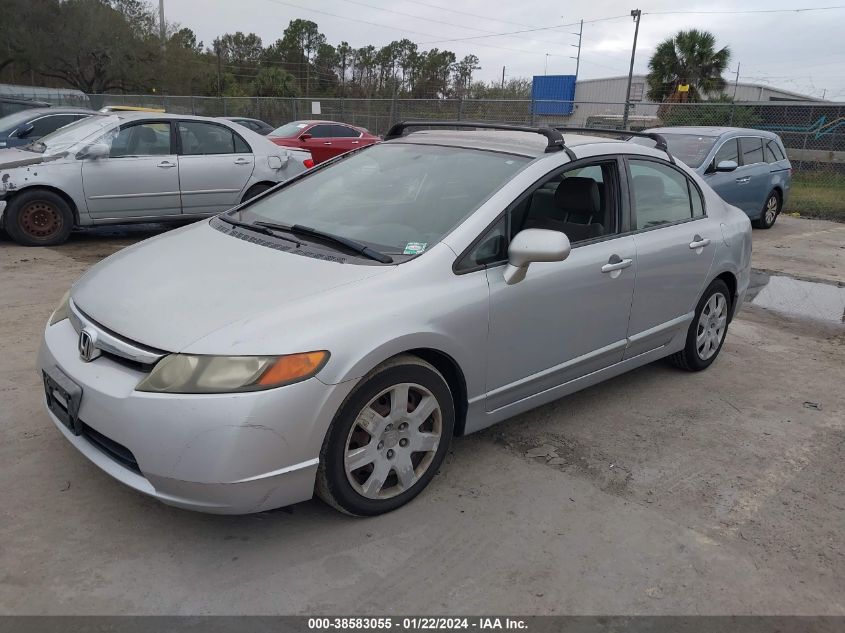 2007 Honda Civic Lx VIN: 2HGFA165X7H300278 Lot: 38583055