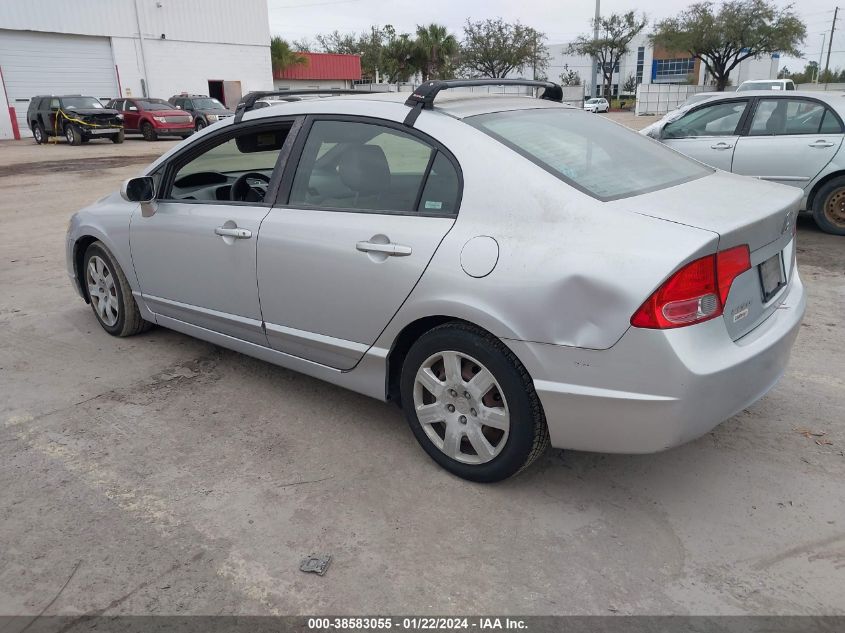 2007 Honda Civic Lx VIN: 2HGFA165X7H300278 Lot: 38583055