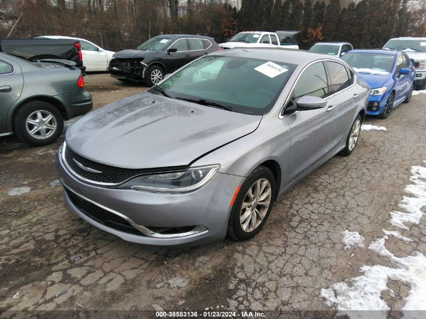 2015 Chrysler 200 C VIN: 1C3CCCCBXFN590047 Lot: 38583136