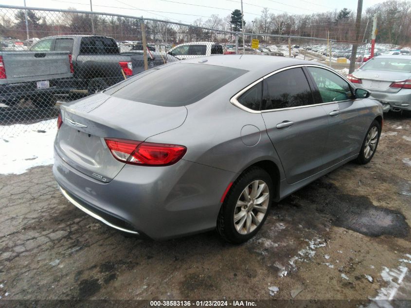 2015 Chrysler 200 C VIN: 1C3CCCCBXFN590047 Lot: 38583136