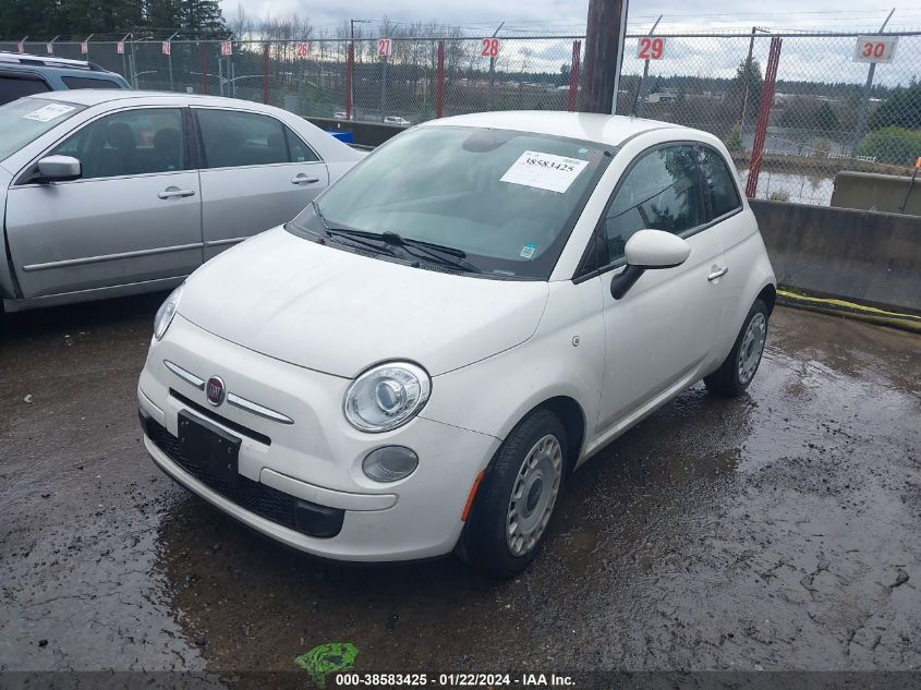 2015 Fiat 500 Pop VIN: 3C3CFFAR9FT755787 Lot: 38583425