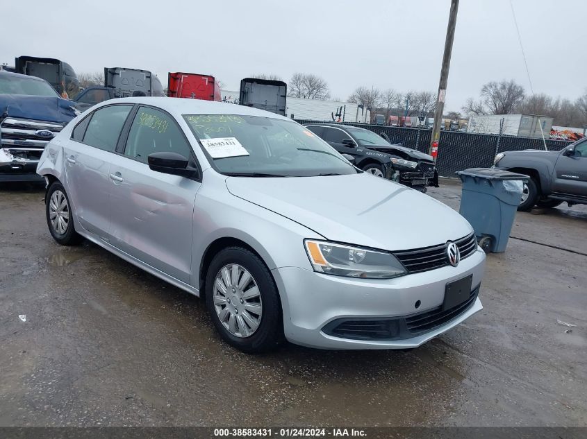 2014 Volkswagen Jetta 2.0L S VIN: 3VW2K7AJXEM325114 Lot: 38583431