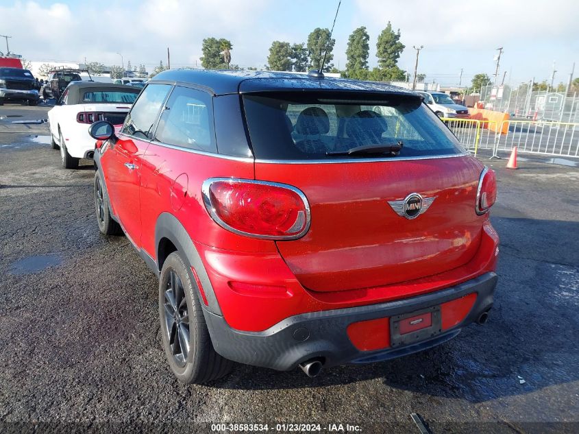 2014 Mini Paceman Cooper S VIN: WMWSS5C50EWN67219 Lot: 38583534