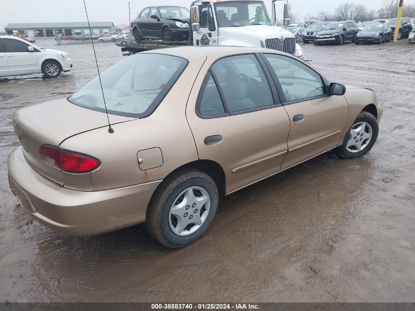 2000 Chevrolet Cavalier VIN: 1G1JC5240Y7213907 Lot: 38583740