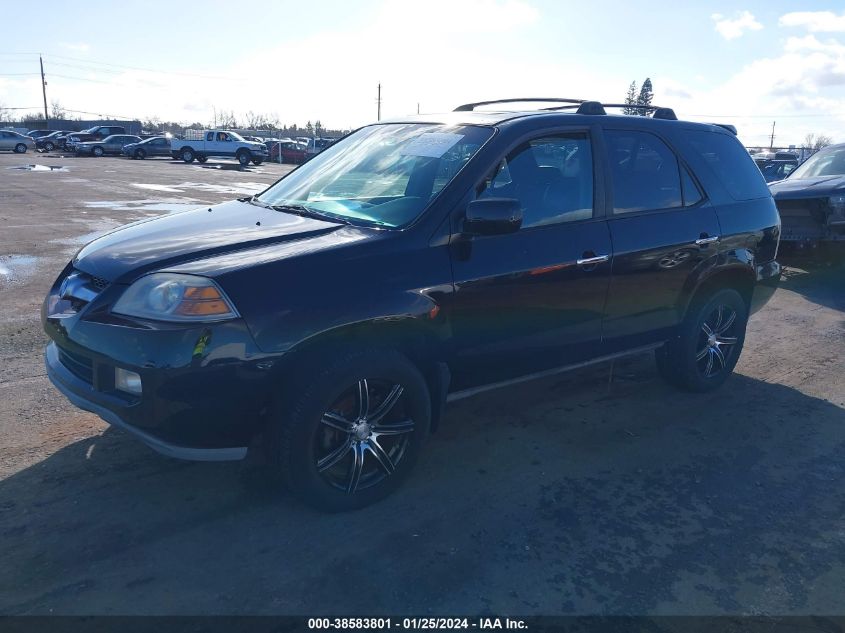 2006 Acura Mdx VIN: 2HNYD18656H504189 Lot: 38583801