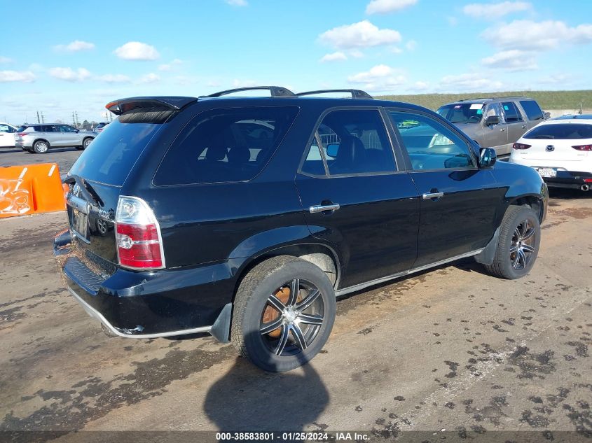 2006 Acura Mdx VIN: 2HNYD18656H504189 Lot: 38583801