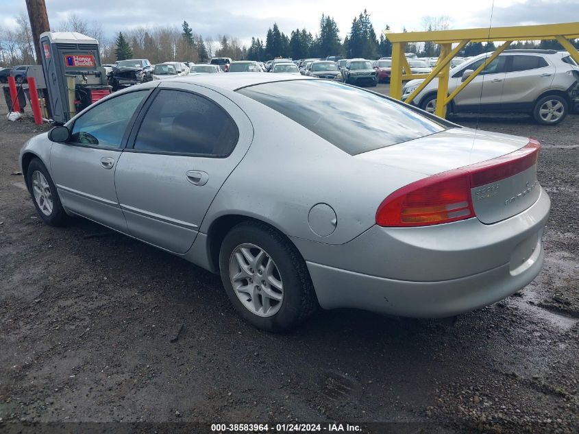 2002 Dodge Intrepid Se VIN: 2B3HD46RX2H243710 Lot: 38583964