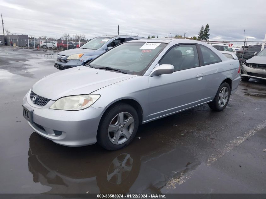 1HGEM22995L029988 2005 Honda Civic Ex