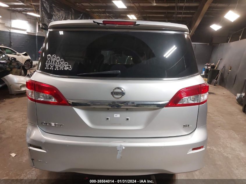 2015 Nissan Quest Sl VIN: JN8AE2KP5F9126357 Lot: 38584014