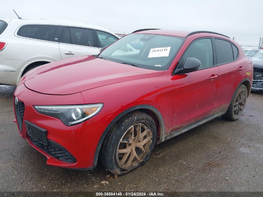 2021 Alfa Romeo Stelvio Rwd VIN: ZASPAJAN5M7D08460 Lot: 38584148