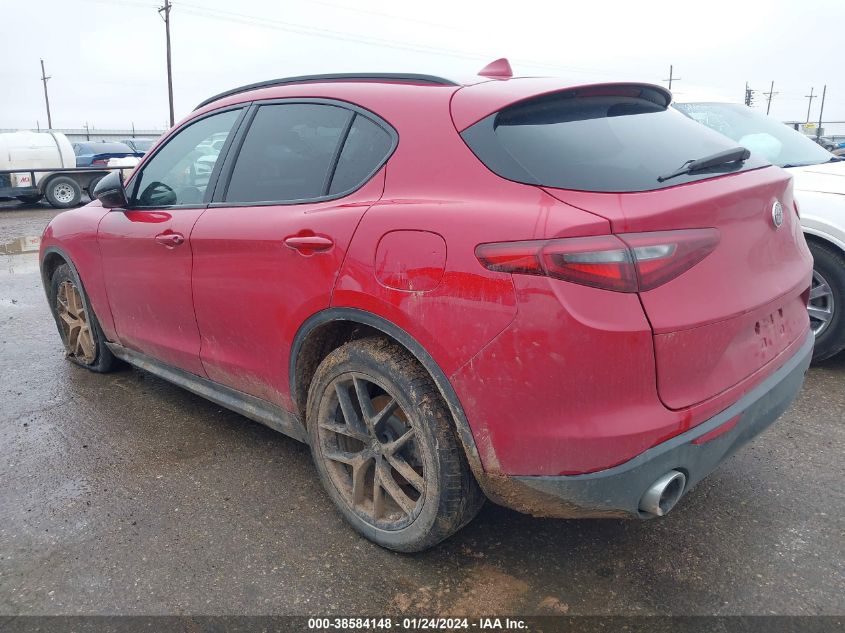 2021 Alfa Romeo Stelvio Rwd VIN: ZASPAJAN5M7D08460 Lot: 38584148