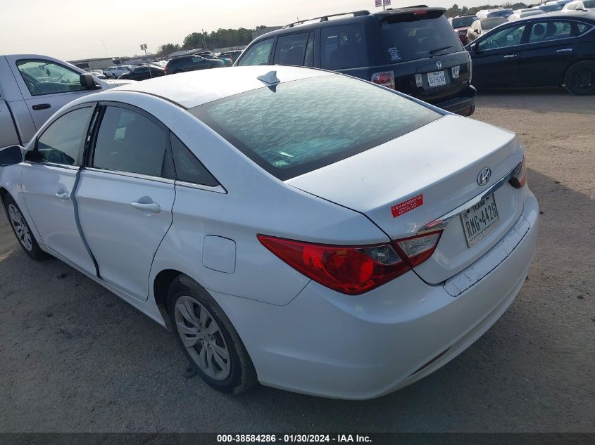 2013 Hyundai Sonata Gls VIN: 5NPEB4AC0DH565745 Lot: 40351196