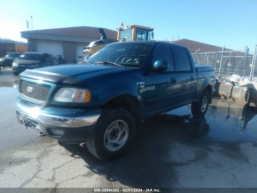 2001 Ford F150 Supercrew VIN: 1FTRW08LX1KA23702 Lot: 38584302