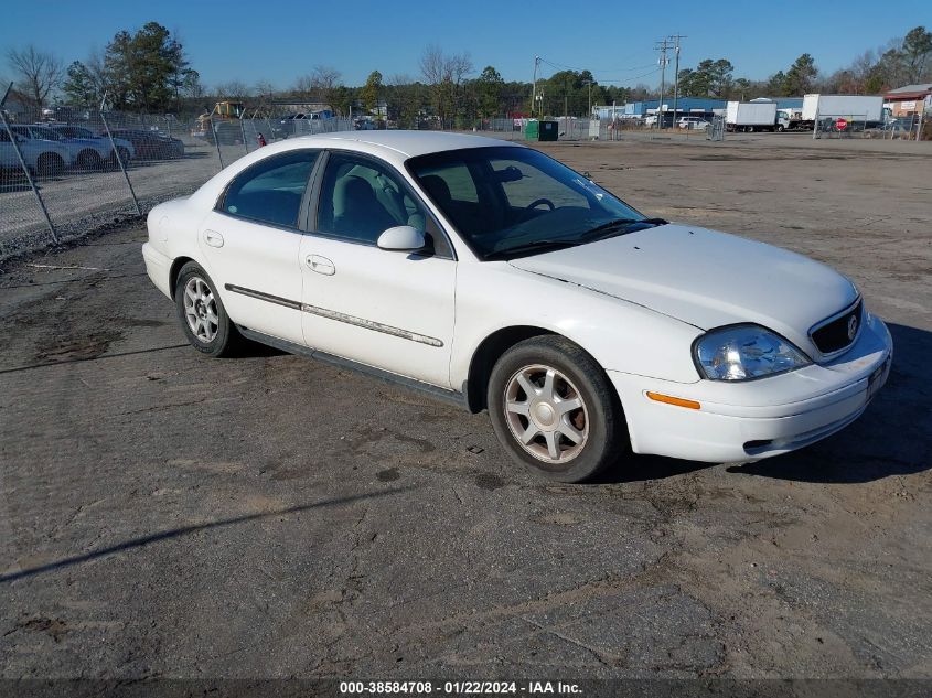 2001 Mercury Sable Ls VIN: 1MEFM53U11A626998 Lot: 38584708