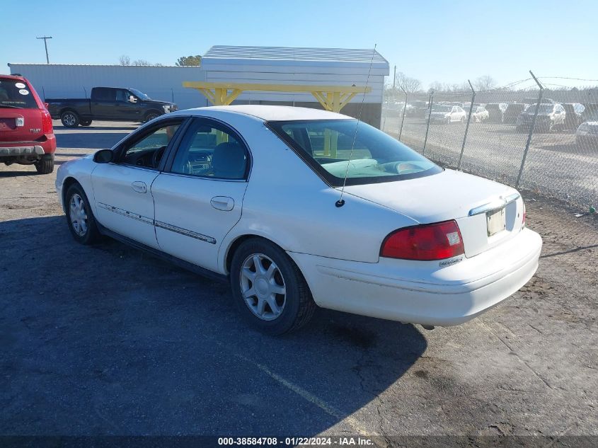 2001 Mercury Sable Ls VIN: 1MEFM53U11A626998 Lot: 38584708