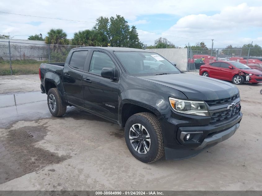 2022 Chevrolet Colorado 2Wd Short Box Z71 VIN: 1GCGSDEN8N1135331 Lot: 38584990