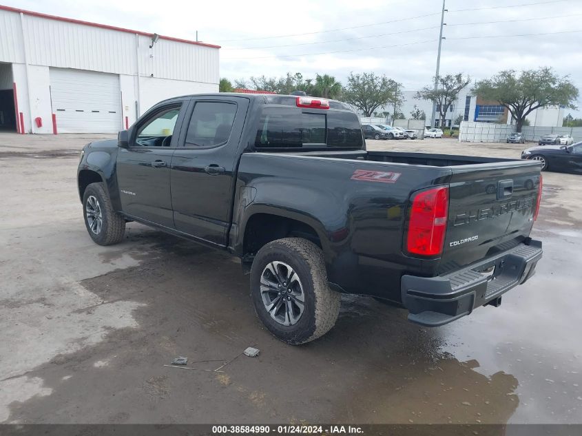 2022 Chevrolet Colorado 2Wd Short Box Z71 VIN: 1GCGSDEN8N1135331 Lot: 38584990