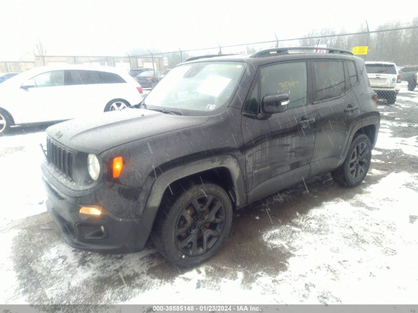 2016 Jeep Renegade Justice VIN: ZACCJBBT2GPD13259 Lot: 38585148