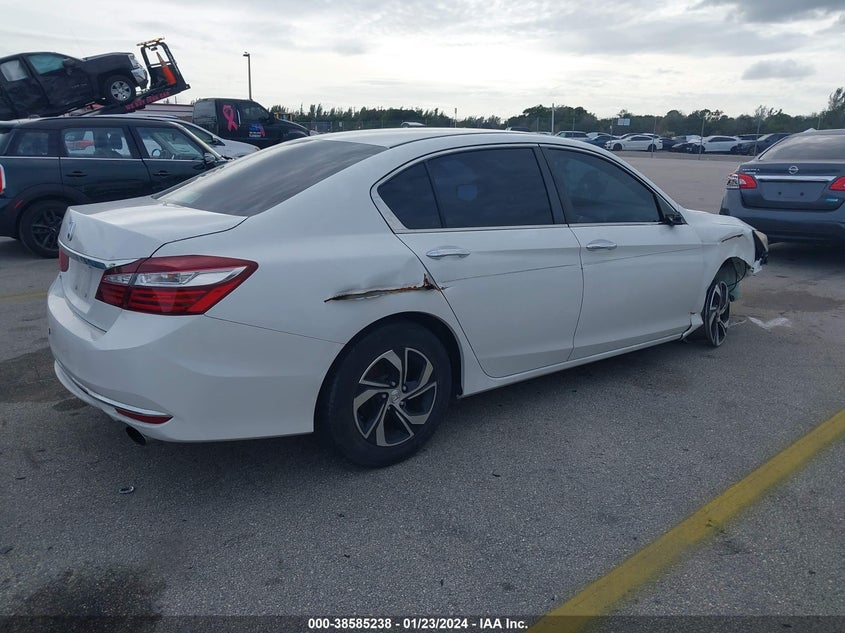 2016 HONDA ACCORD LX VIN: 1HGCR2F39GA204611