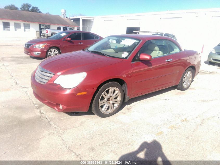 2008 Chrysler Sebring Limited VIN: 1C3LC65M98N275923 Lot: 38585863