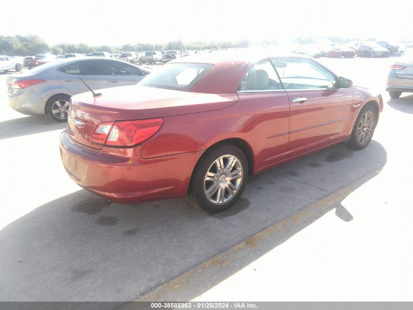 2008 Chrysler Sebring Limited VIN: 1C3LC65M98N275923 Lot: 38585863