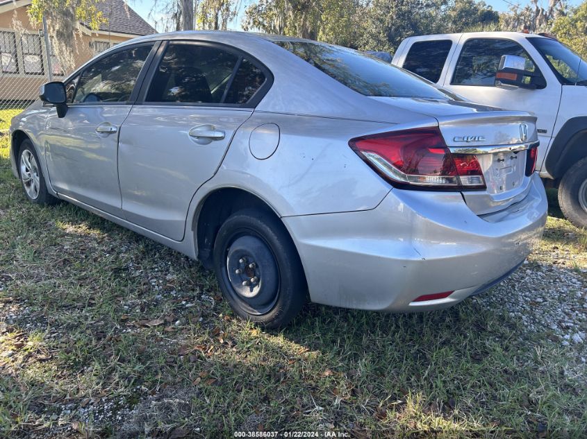 2013 Honda Civic Sdn VIN: 19XFB2F54DE063540 Lot: 38586037