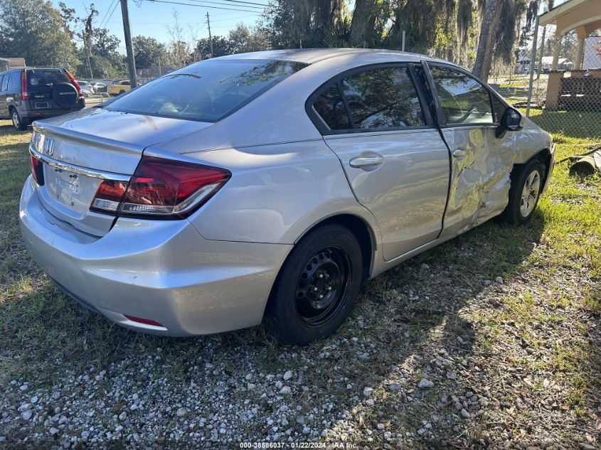 2013 Honda Civic Sdn VIN: 19XFB2F54DE063540 Lot: 38586037