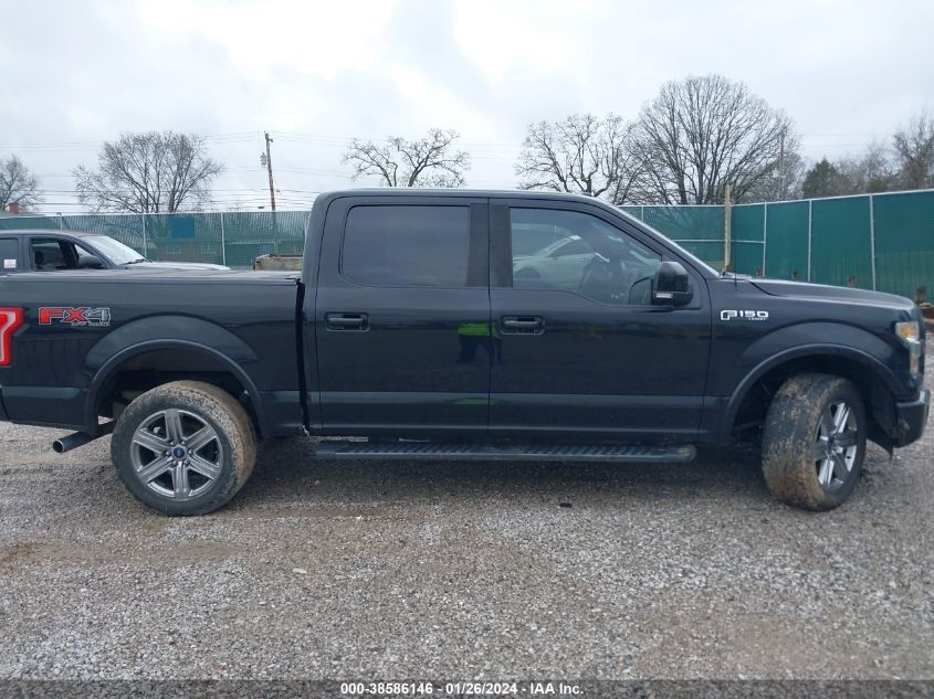 1FTEW1EF4GKE27722 2016 Ford F-150 Lariat