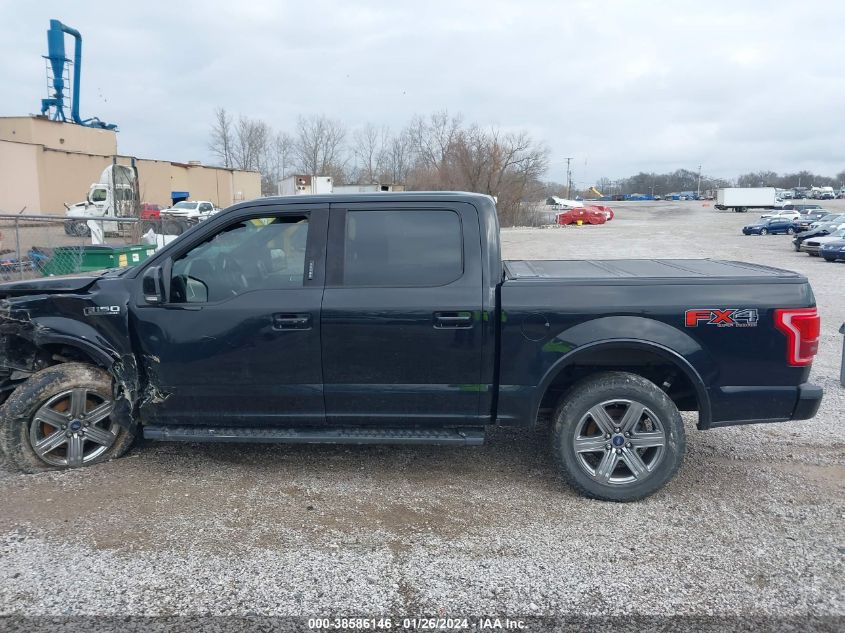 1FTEW1EF4GKE27722 2016 Ford F-150 Lariat