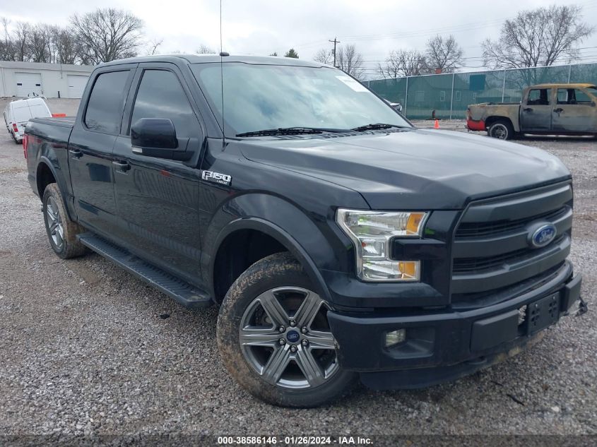 2016 Ford F-150 Lariat VIN: 1FTEW1EF4GKE27722 Lot: 38586146