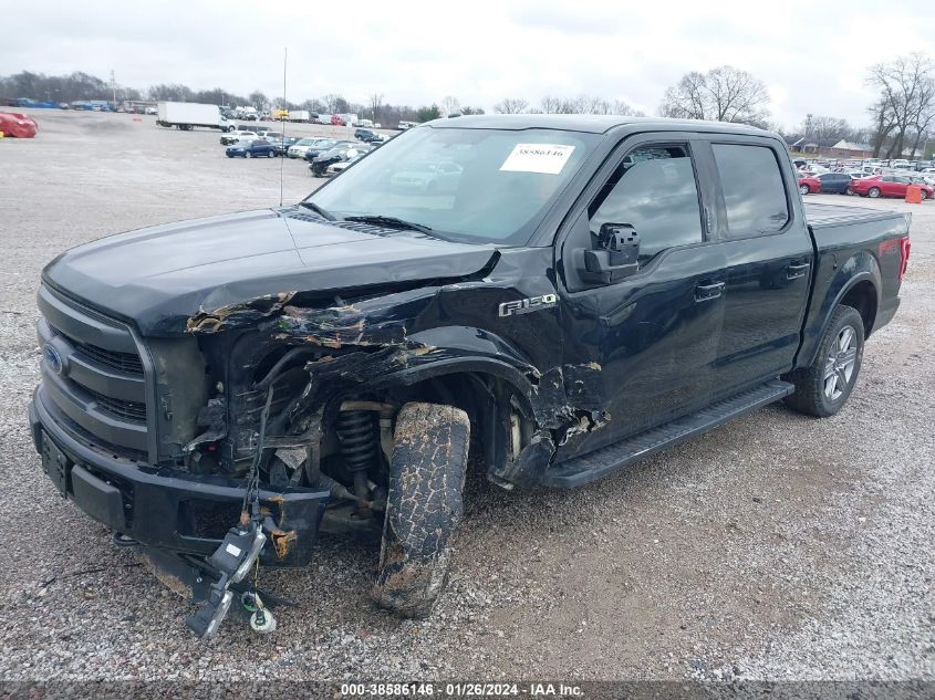 1FTEW1EF4GKE27722 2016 Ford F-150 Lariat