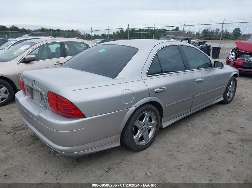 2002 Lincoln Ls Base Pkg/W/Lse Pkg/W/Premium Pkg/W/Sport Pkg VIN: 1LNHM87A92Y691243 Lot: 38586266