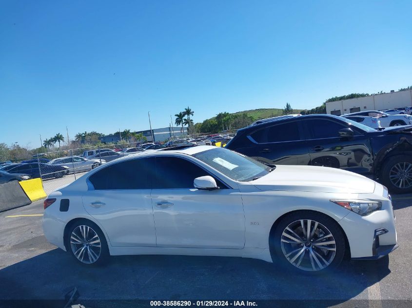 2019 Infiniti Q50 3.0T Sport VIN: JN1EV7AP1KM511047 Lot: 38586290