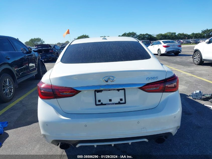 2019 Infiniti Q50 3.0T Sport VIN: JN1EV7AP1KM511047 Lot: 38586290