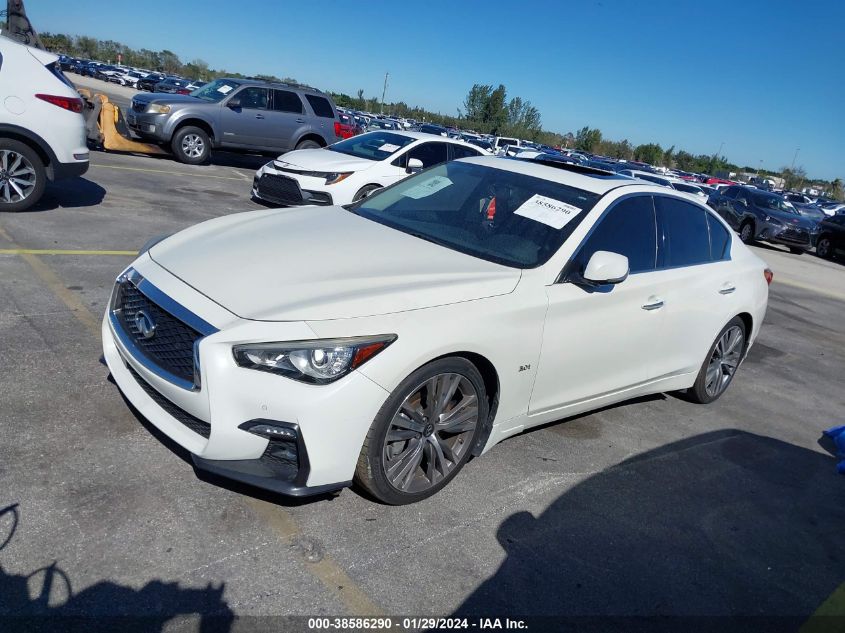 2019 Infiniti Q50 3.0T Sport VIN: JN1EV7AP1KM511047 Lot: 38586290