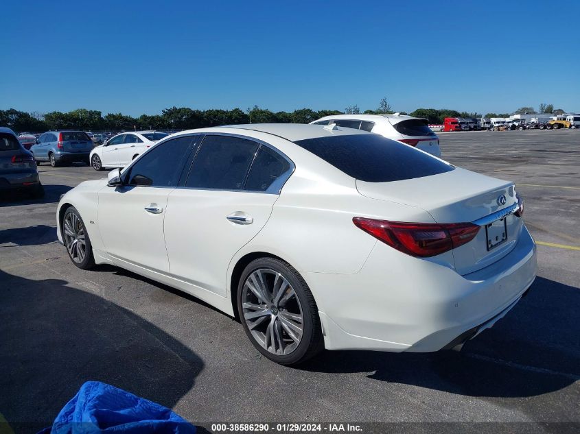 2019 Infiniti Q50 3.0T Sport VIN: JN1EV7AP1KM511047 Lot: 38586290