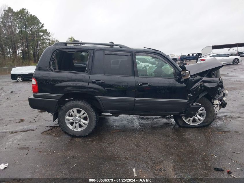 2004 Lexus Lx 470 VIN: JTJHT00W443535638 Lot: 38586379