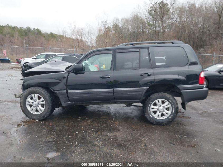 2004 Lexus Lx 470 VIN: JTJHT00W443535638 Lot: 38586379