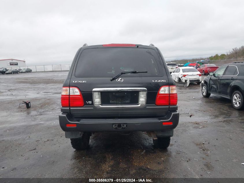 2004 Lexus Lx 470 VIN: JTJHT00W443535638 Lot: 38586379