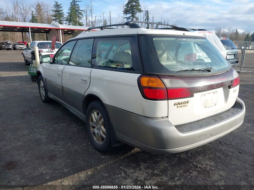 2000 Subaru Outback Limited VIN: 4S3BH6868Y7604945 Lot: 38586655