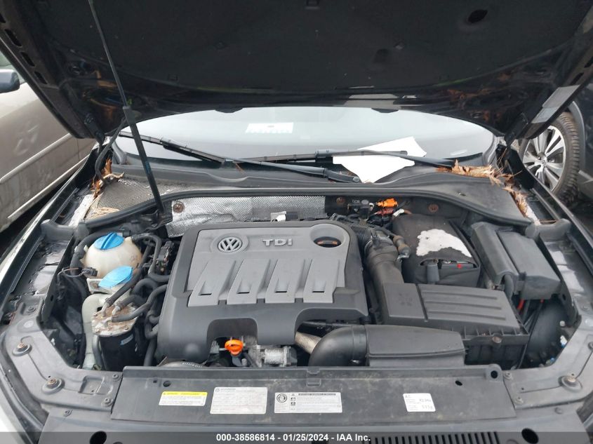 2013 Volkswagen Passat 2.0L Tdi Se VIN: 1VWBN7A3XDC106047 Lot: 38586814