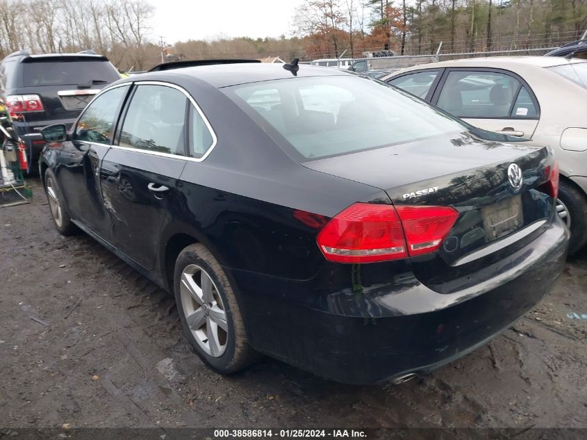 2013 Volkswagen Passat 2.0L Tdi Se VIN: 1VWBN7A3XDC106047 Lot: 38586814