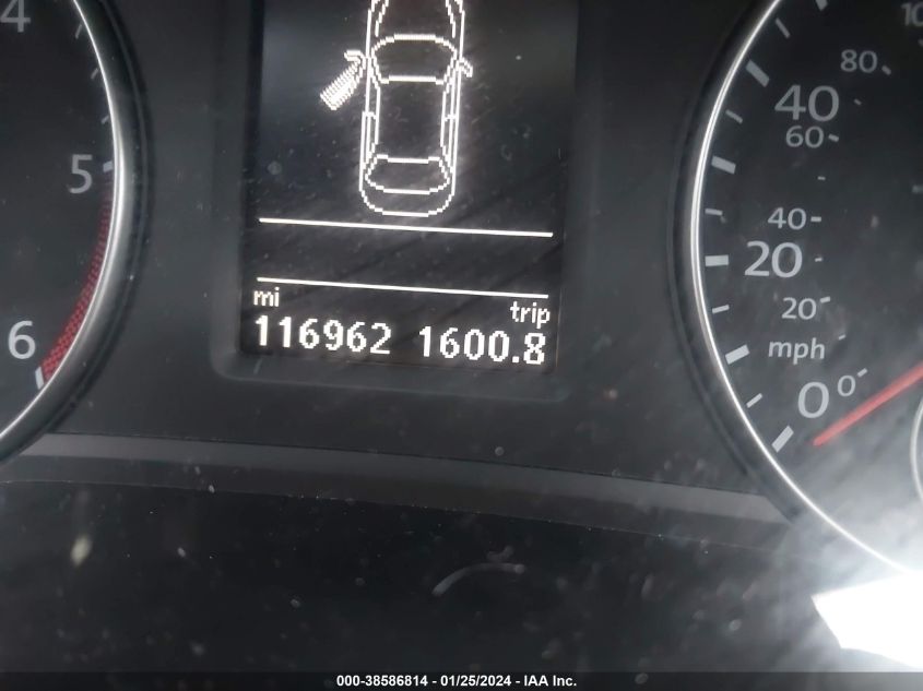 2013 Volkswagen Passat 2.0L Tdi Se VIN: 1VWBN7A3XDC106047 Lot: 38586814