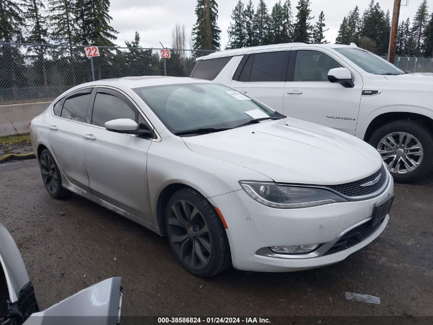 2015 Chrysler 200 C VIN: 1C3CCCEG7FN683567 Lot: 38586824