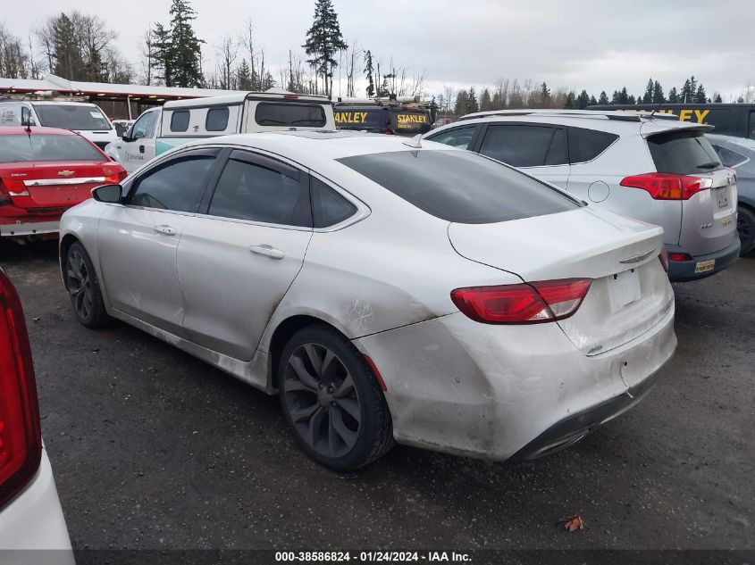 2015 Chrysler 200 C VIN: 1C3CCCEG7FN683567 Lot: 38586824